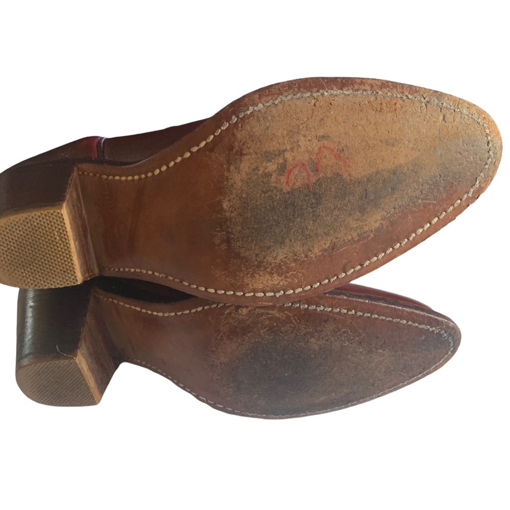 Frye Women's Brown Heeled Boots - Picture 9 of 13